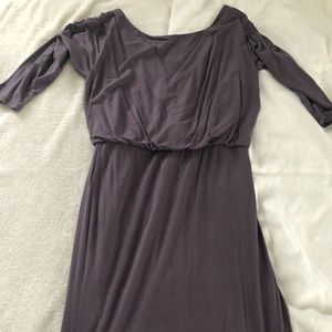 Long backless Lilac dress